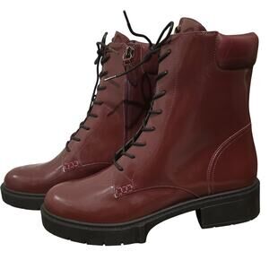 Coach Leighton leather booties